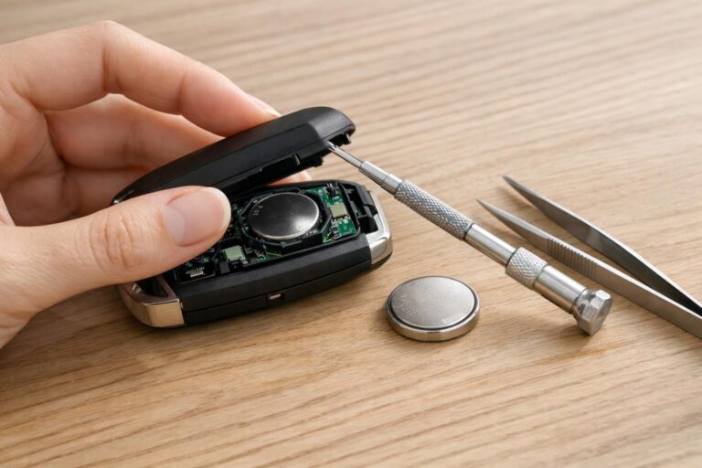 Comment changer la pile d&rsquo;une clé de voiture sans risque de casse