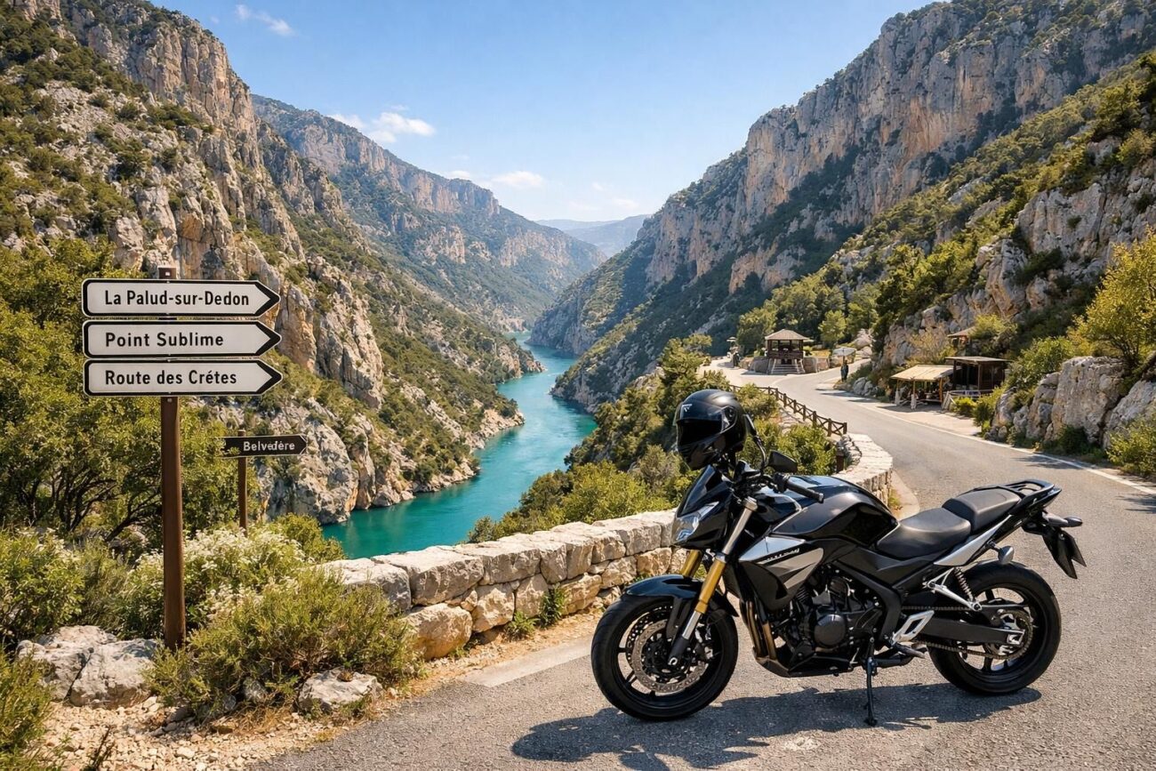 Itinéraire moto dans les gorges du Verdon : étapes clés et conseils pratiques