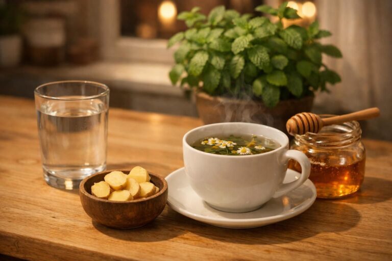 Remède naturel efficace contre les brûlures d&rsquo;estomac le soir : astuces et solutions douces