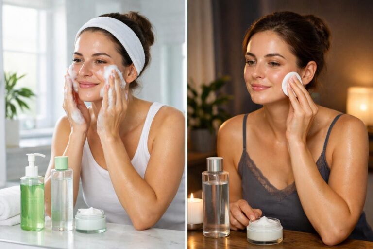 Routine soin du visage pour peau grasse : conseils matin et soir efficaces