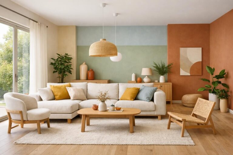 Tendance couleurs de peinture pour un salon moderne en 2026 : les choix à privilégier
